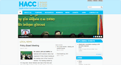 Desktop Screenshot of hacccambodia.org